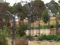 Large wrought iron arches, Houghton SA