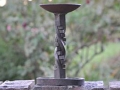 Hand forged candlestick