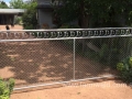 Cyclone Circle gate with Chain mesh insert