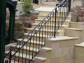 Wrought Iron balustrade - side view. Bridgewater, SA