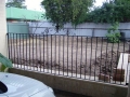 Wrought iron fence