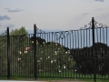 Wrought iron pool fence