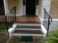 Balustrade added to a return verandah villa