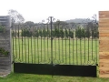 Wrought iron country gates