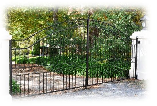 wrought iron gate in Adelaide