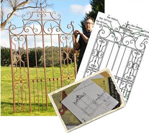 wrought iron gate design
